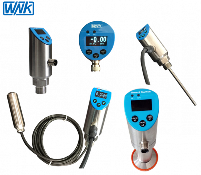 OLEDの表示が付いている理性的な10bar RS485電子デジタル水平なスイッチ 2